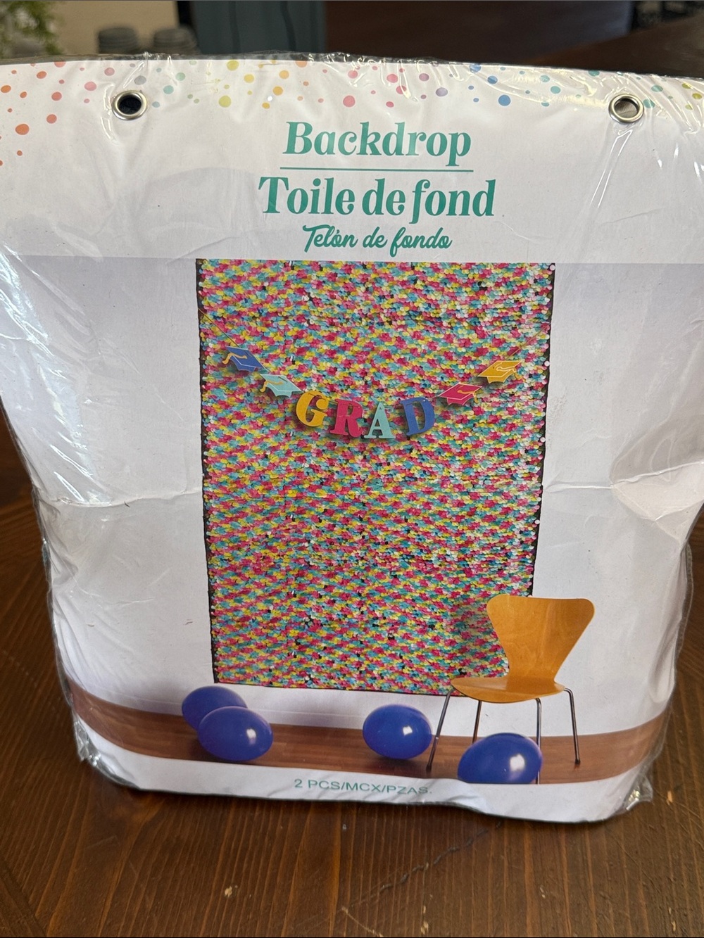 Paillette Glitter Backdrop - Picture 2 of 4